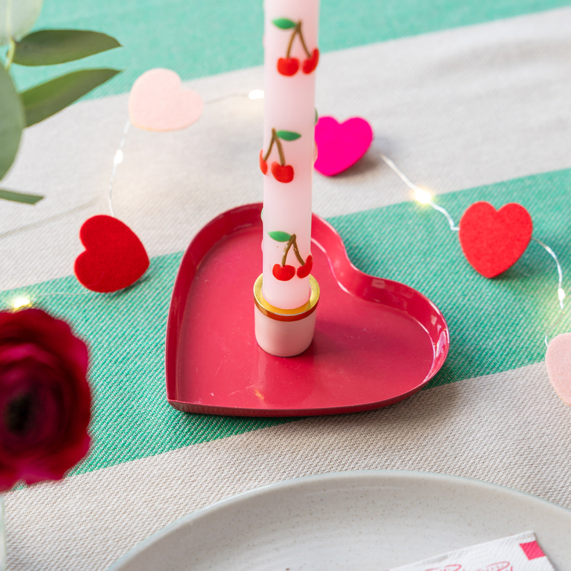Cherry Dinner Candle 2 Pack